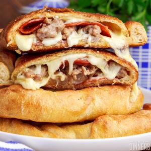 All Meat Calzone