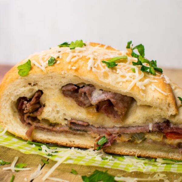 Cheese Steak Stromboli