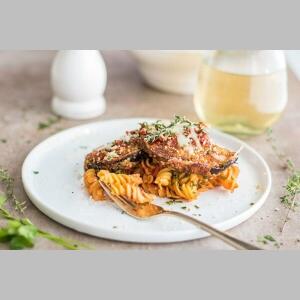 Eggplant Parmigiana Pasta