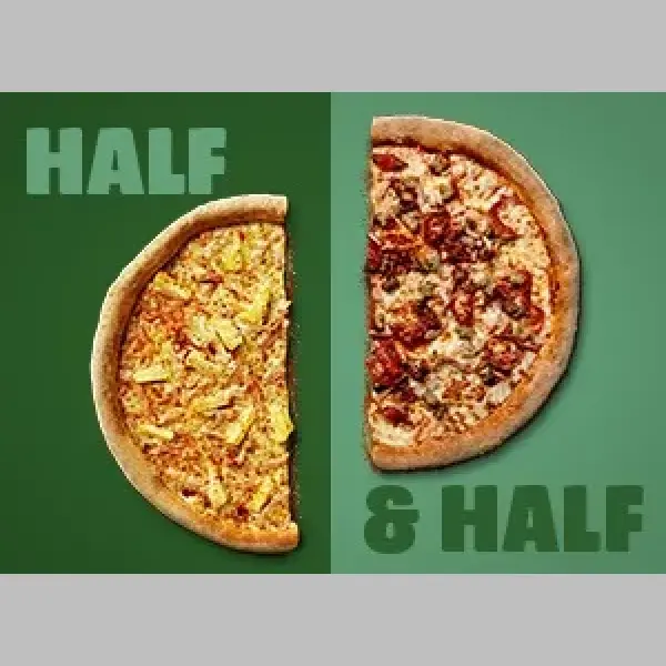 LG-Half and Half Pizza