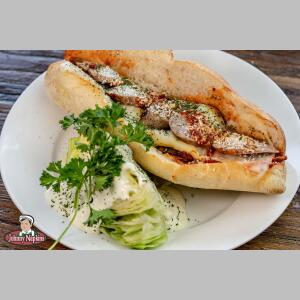 Sausage Parmigiana Sandwich